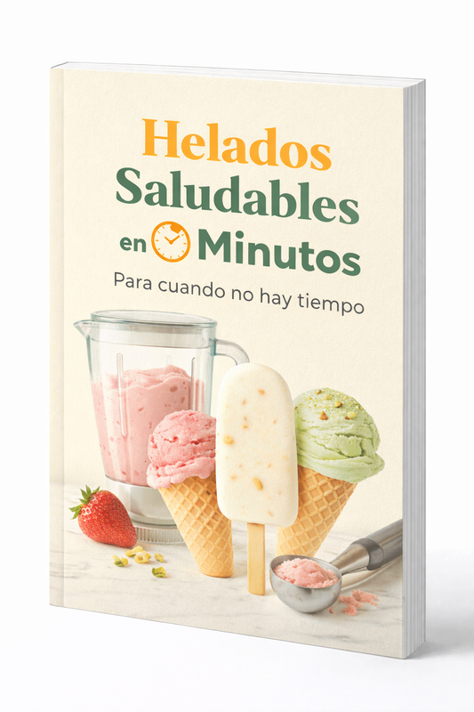 Helados Saludables en 10 Minutos. - Para cuando no hay tiempo.